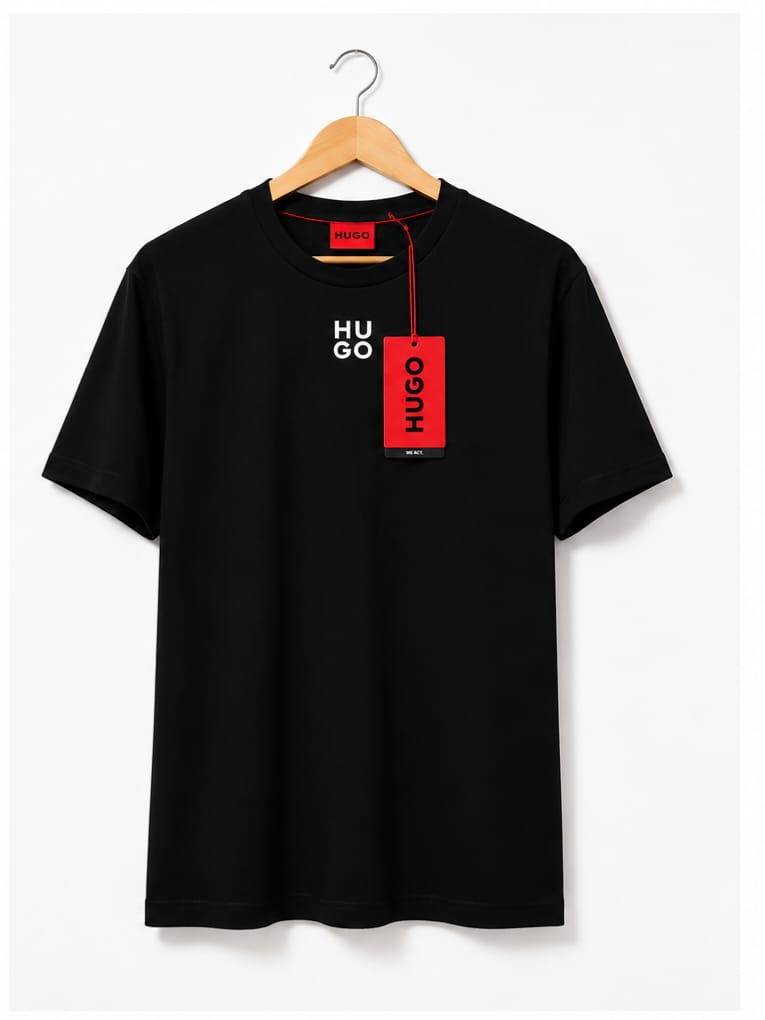 HUGO WOMENS T SHIRTS SIZE S TO XXL 100%COTTON