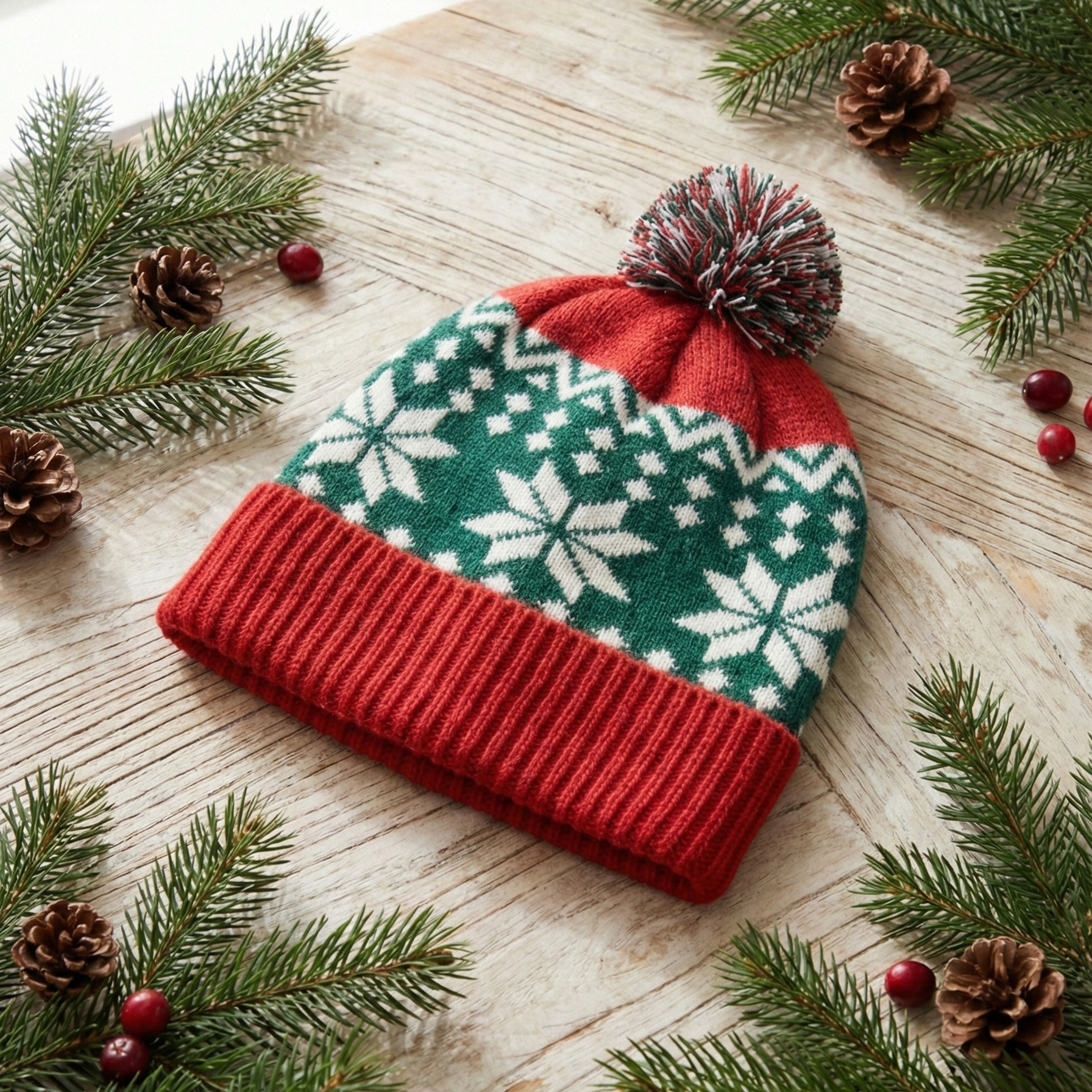 Christmas beanie hat