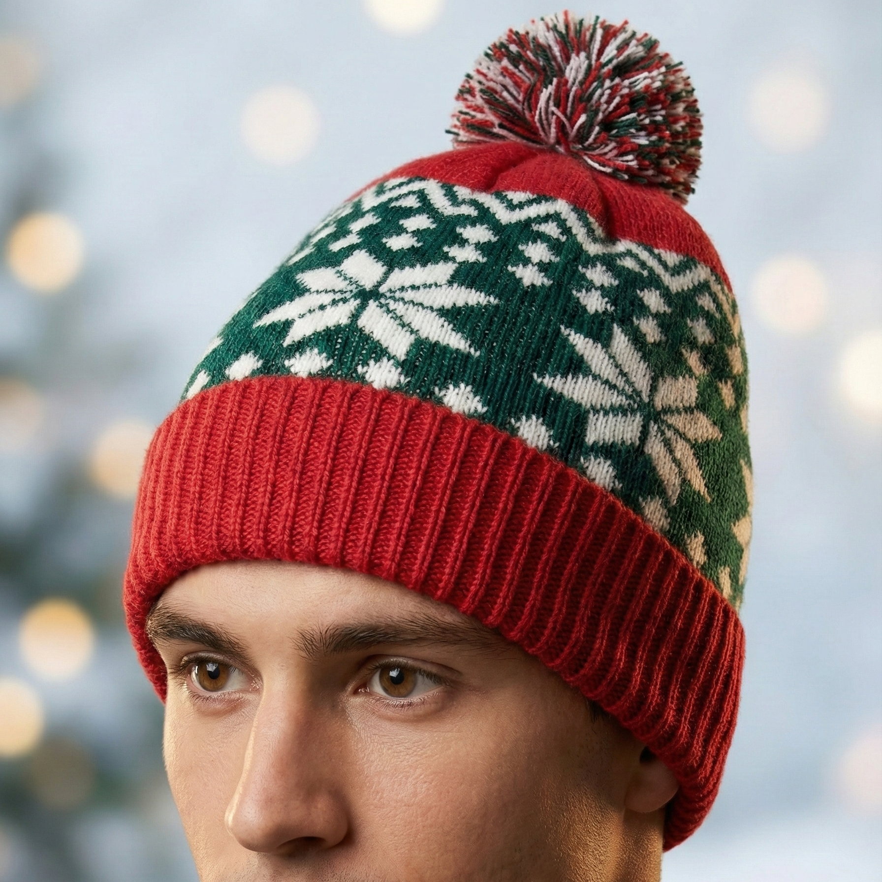 Christmas beanie hat