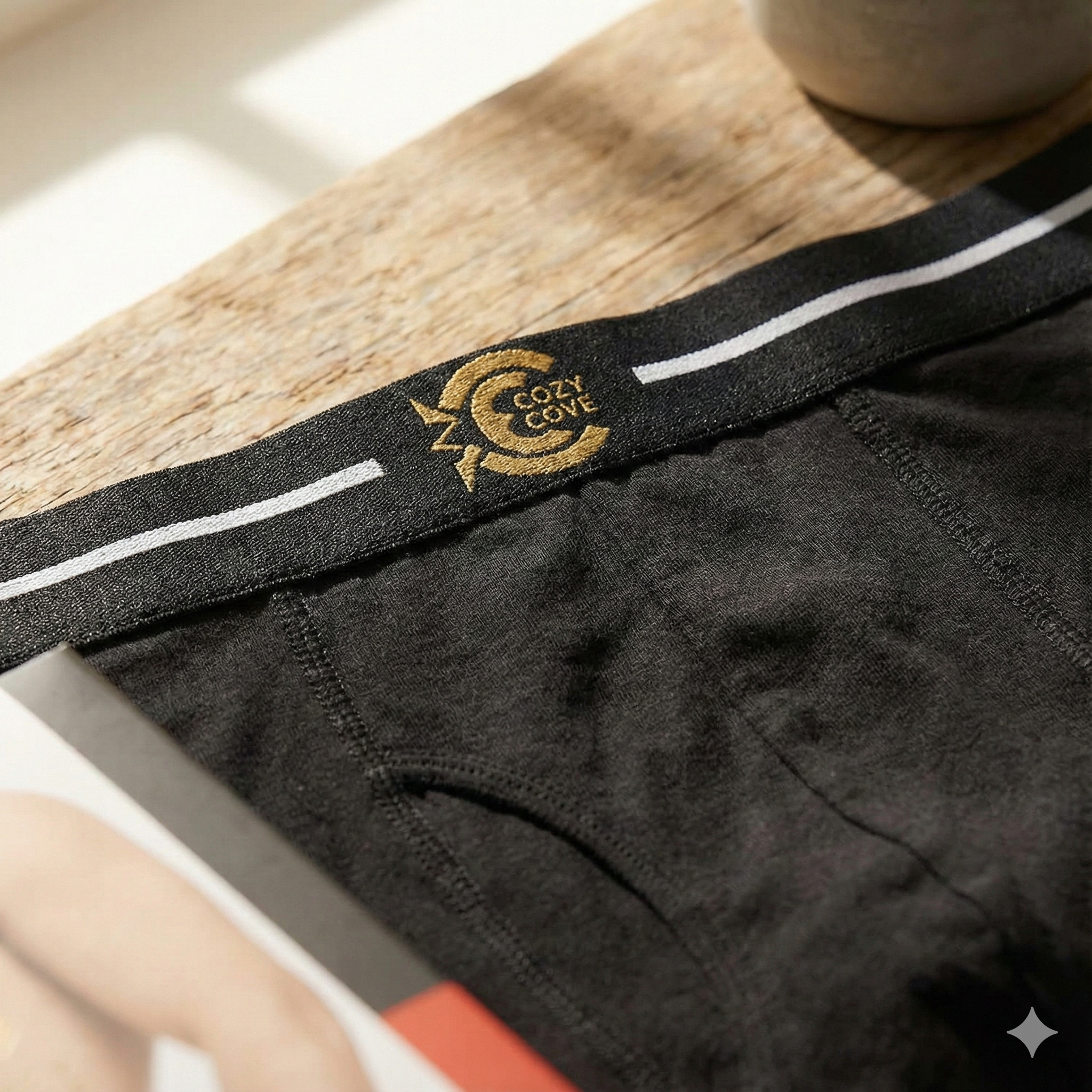 Cozy Cove Cotton Stretch Boxers - Black (3-Pack)