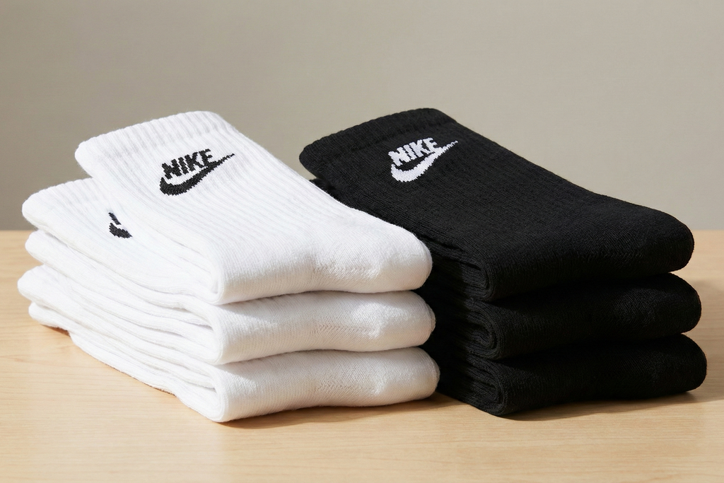 Nike Socks 6 Pairs Crew Ankle Cotton Cushioned Lightweight Mens Womens