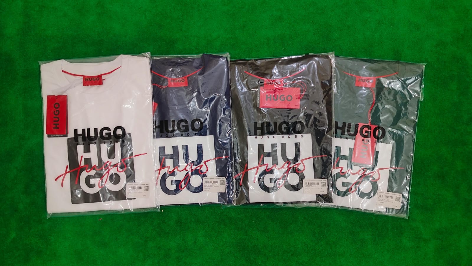 HUGO MENS T SHIRTS SIZE S TO XXL 100%COTTON