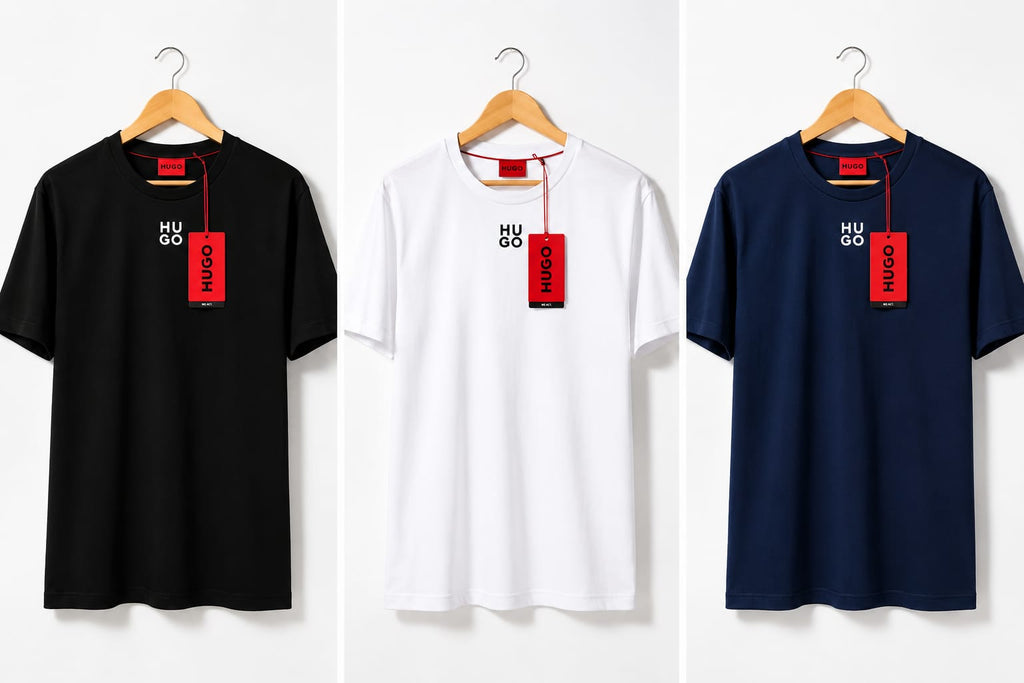 HUGO WOMENS T SHIRTS SIZE S TO XXL 100%COTTON