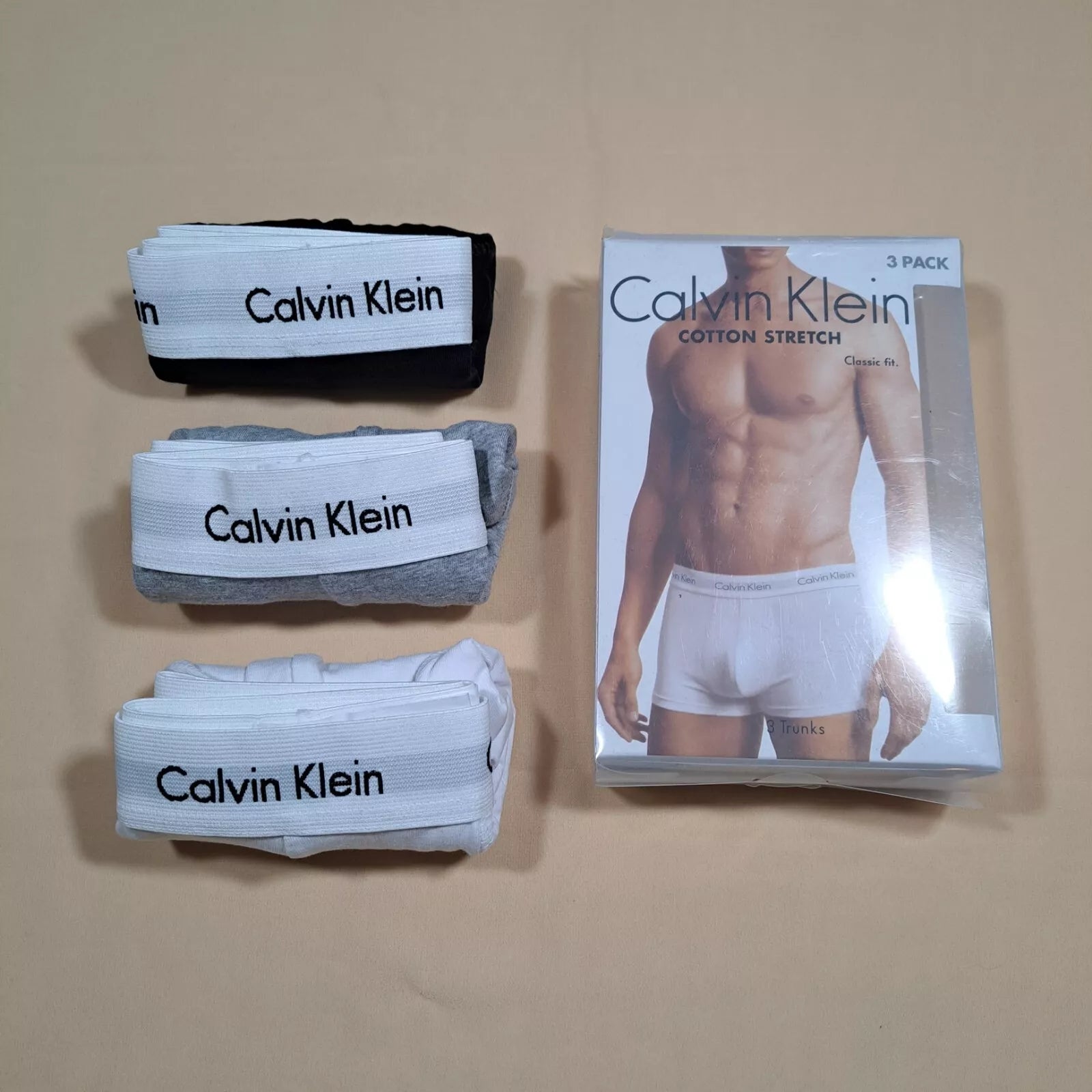 Calvin Klein men's boxers short 3 in pack